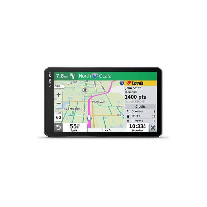 Garmin DEZL LGV710 navigateur Fixé 17,6 cm (6.95") TFT Écran tactile 242 g Noir