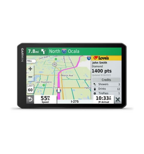 Garmin DEZL LGV710 Navigationssystem Fixed 17,6 cm (6.95") TFT Touchscreen 242 g Schwarz