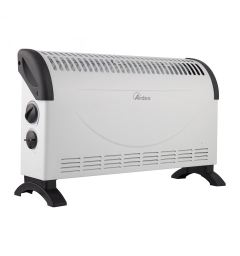 Ardes AR4C06 calefactor eléctrico Interior Negro, Blanco 1500 W Convector