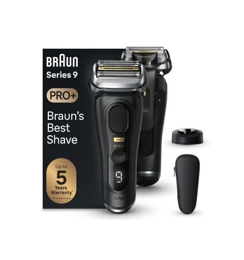 Braun Series 9 Pro+ 9510s Wet & Dry Folienschaber Trimmer Schwarz