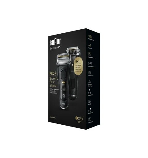 Braun Series 9 Pro+ 9510s Wet & Dry Máquina de afeitar de láminas Recortadora Negro