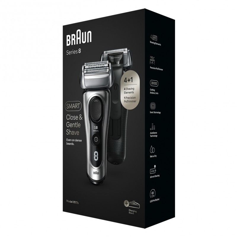 Braun Series 8 8517s Recortadora Plata