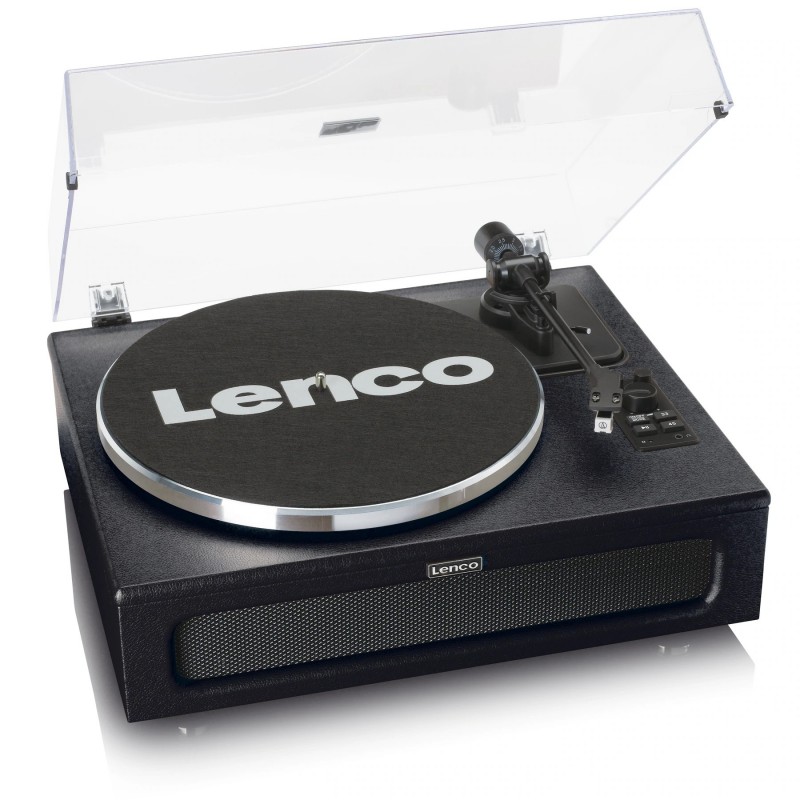 Lenco LS-430BK platine Tourne-disque entraîné par courroie Noir