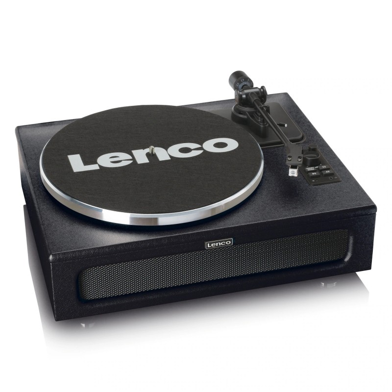 Lenco LS-430BK tocadisco Tocadiscos de tracción por correa Negro