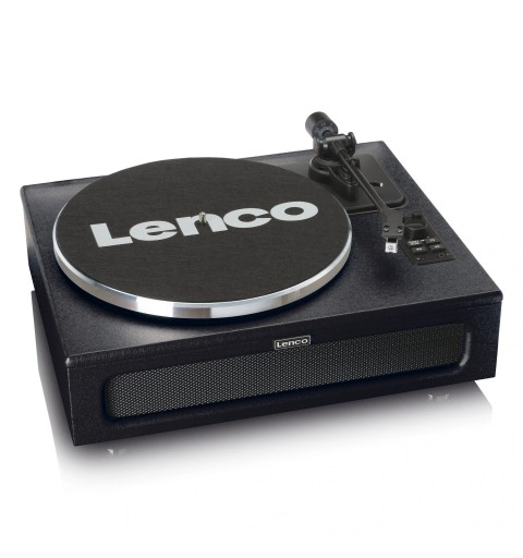 Lenco LS-430BK platine Tourne-disque entraîné par courroie Noir