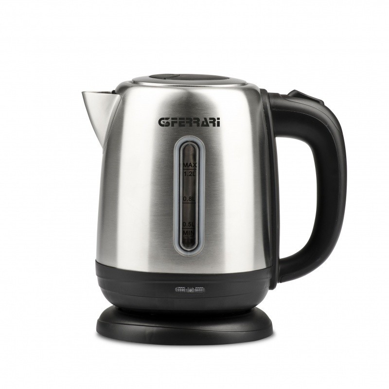 G3 Ferrari Idra electric kettle 1.2 L 1630 W Black, Stainless steel