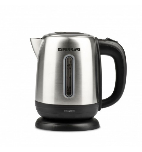 G3 Ferrari Idra electric kettle 1.2 L 1630 W Black, Stainless steel