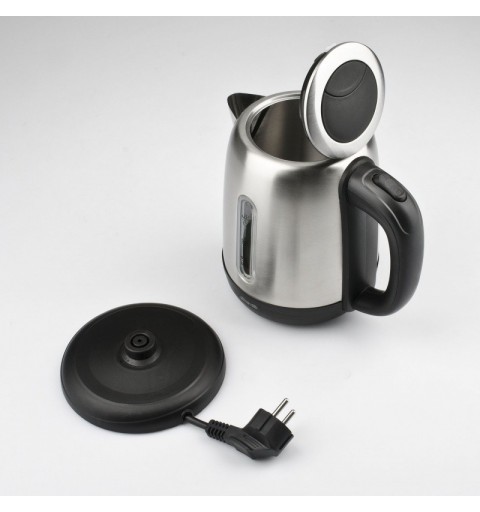 G3 Ferrari Idra electric kettle 1.2 L 1630 W Black, Stainless steel