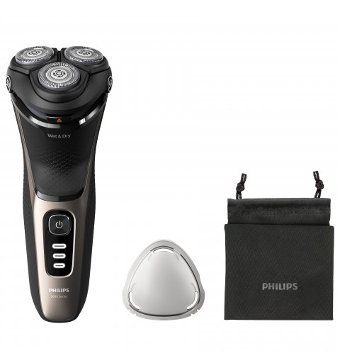 Philips S3242 12 men's shaver Rotation shaver Trimmer Black, Gold