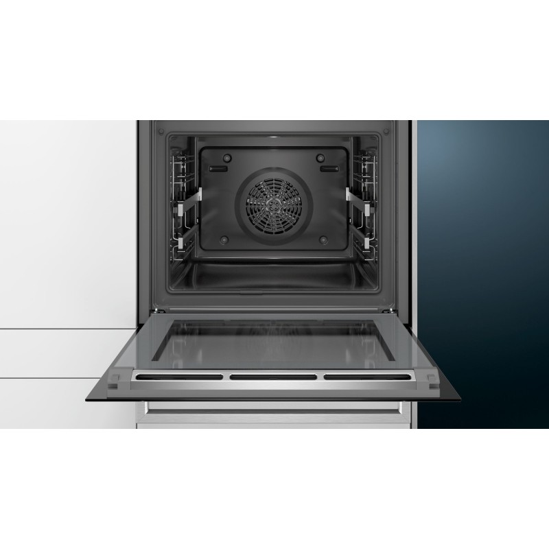 Siemens iQ500 HB378G2S0 horno 71 L A Negro, Acero inoxidable