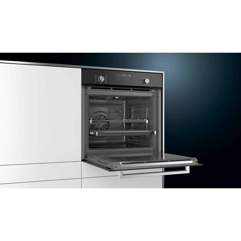 Siemens iQ500 HB378G2S0 forno 71 L A Nero, Stainless steel