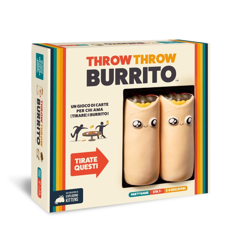 Asmodee Throw Throw Burrito Juego de cartas de fiesta