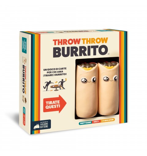 Asmodee Throw Throw Burrito Juego de cartas de fiesta