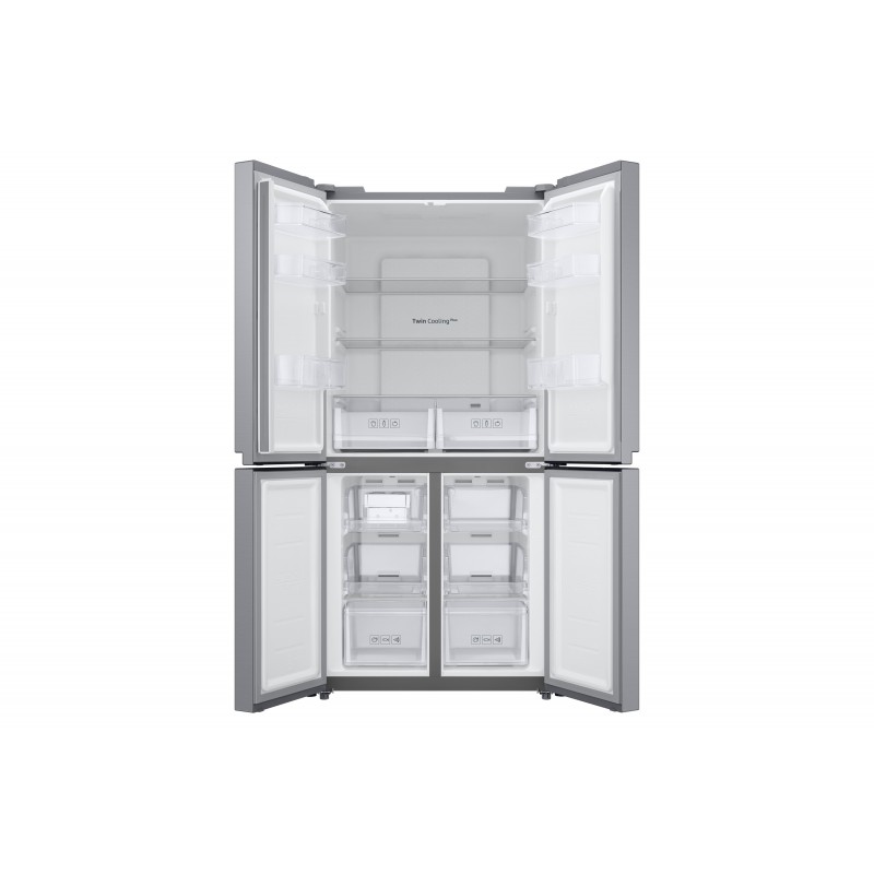 Samsung RF48A400EM9 side-by-side refrigerator Freestanding E Stainless steel