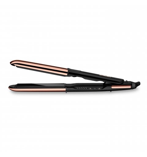 BaByliss Straight & Curl Brilliance Rizador de pelo Caliente Negro, Rosa 3 m