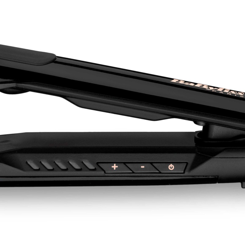 BaByliss Straight & Curl Brilliance Rizador de pelo Caliente Negro, Rosa 3 m