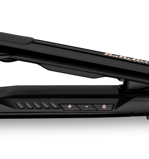 BaByliss Straight & Curl Brilliance Curling iron Warm Black, Rose 3 m