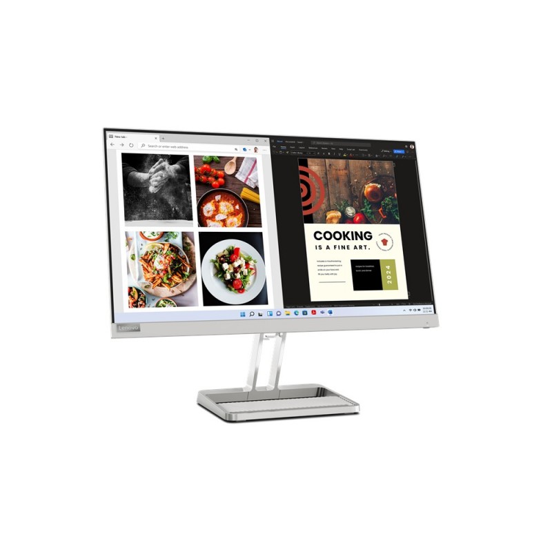 Lenovo L24i-40 computer monitor 60.5 cm (23.8") 1920 x 1080 pixels Full HD LCD Grey