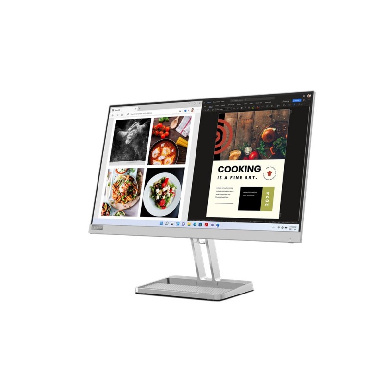 Lenovo L24i-40 computer monitor 60.5 cm (23.8") 1920 x 1080 pixels Full HD LCD Grey