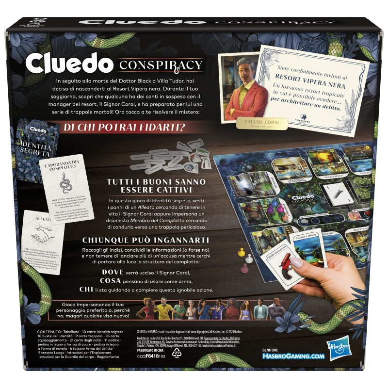 Cluedo Clue Conspiracy Board game Deduction