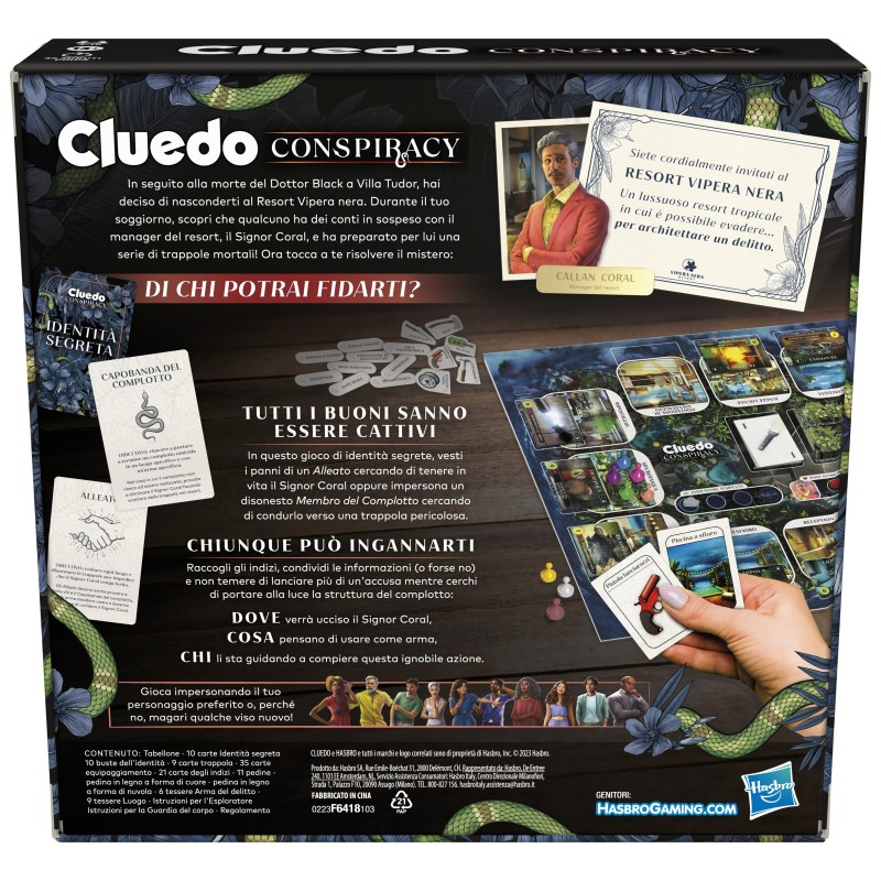 Cluedo Clue Conspiracy Brettspiel Abzug