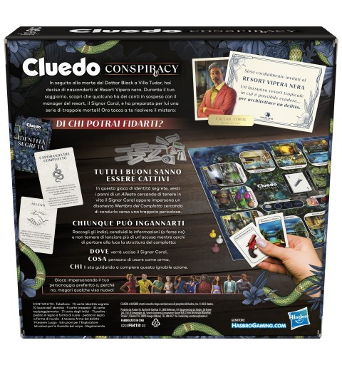 Cluedo Clue Conspiracy Jeu de société Déduction