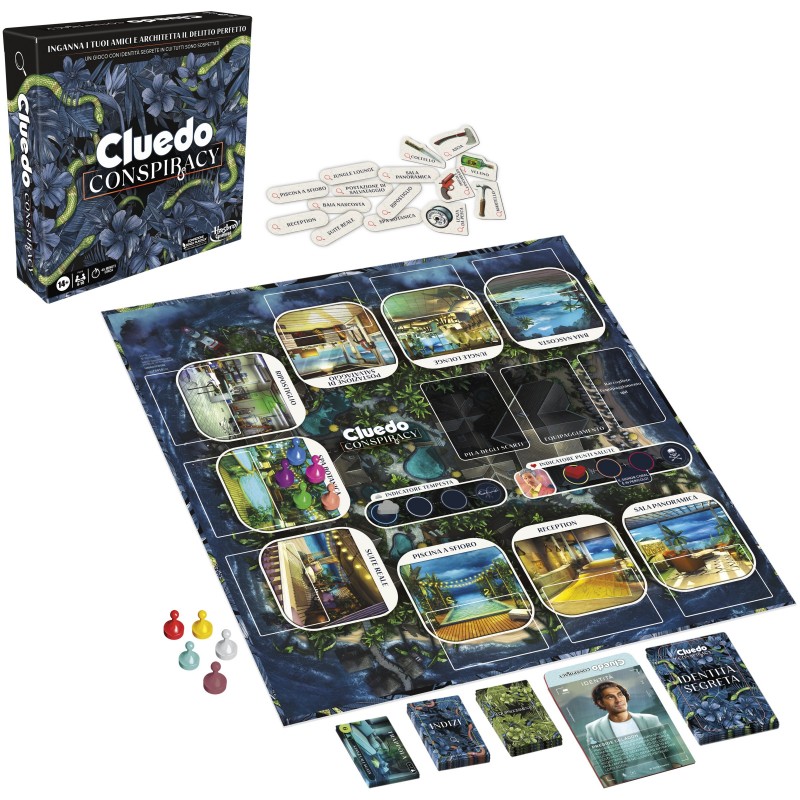 Cluedo Clue Conspiracy Brettspiel Abzug