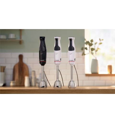 Bosch Serie 4 MSM4W210 licuadora 0,6 L Batidora de inmersión 600 W Negro, Blanco