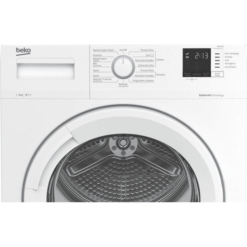 Beko DRX823W tumble dryer Freestanding Front-load 8 kg A++ White