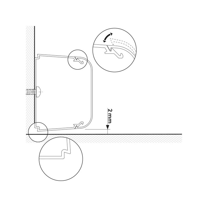 Vecamco 9801-001-08 accessorio per aria condizionata Canale decorativo del condizionatore d'aria