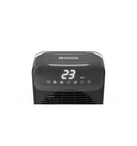 Olimpia Splendid CALDO TEKNO Interior Negro 2000 W Ventilador eléctrico