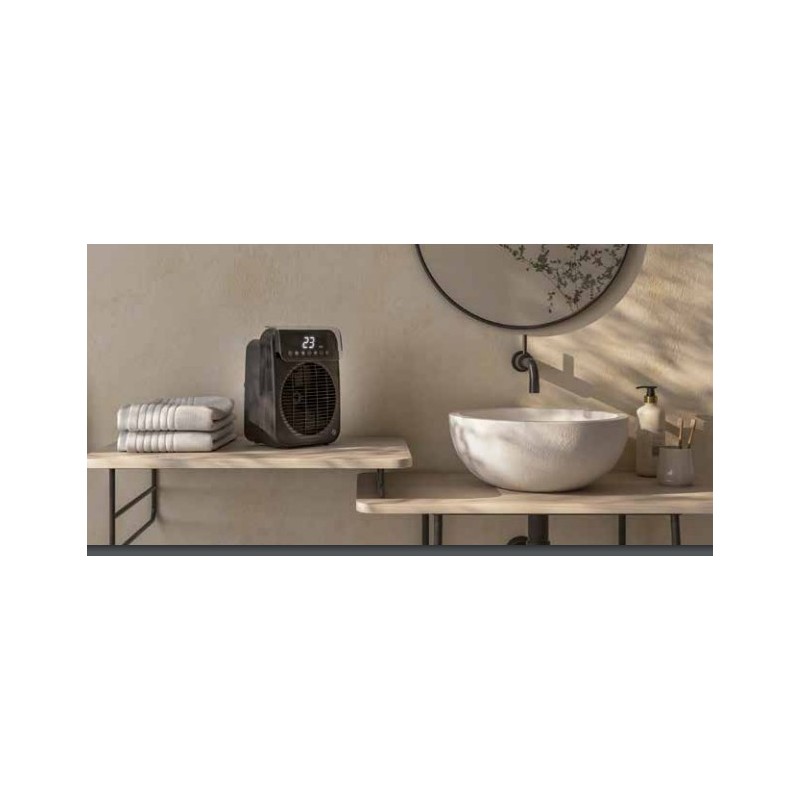 Olimpia Splendid CALDO TEKNO Indoor Black 2000 W Fan electric space heater