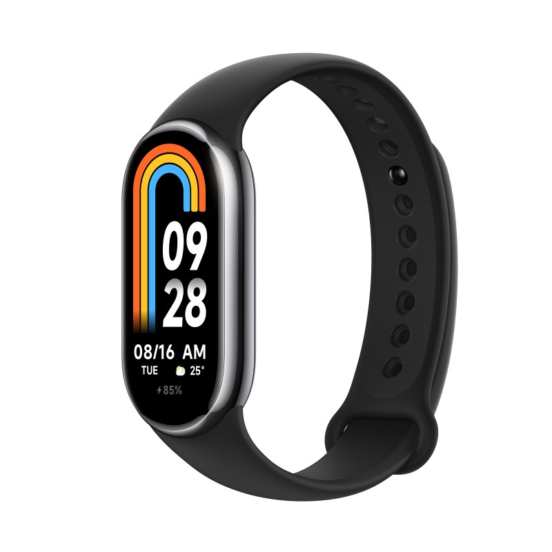 Xiaomi Smart Band 8 AMOLED Clip-on Wristband activity tracker 4.11 cm (1.62") Black, Graphite