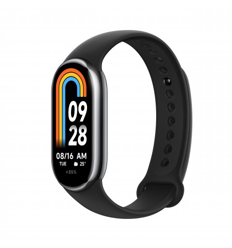 Xiaomi Smart Band 8 AMOLED Clip-on Wristband activity tracker 4.11 cm (1.62") Black, Graphite