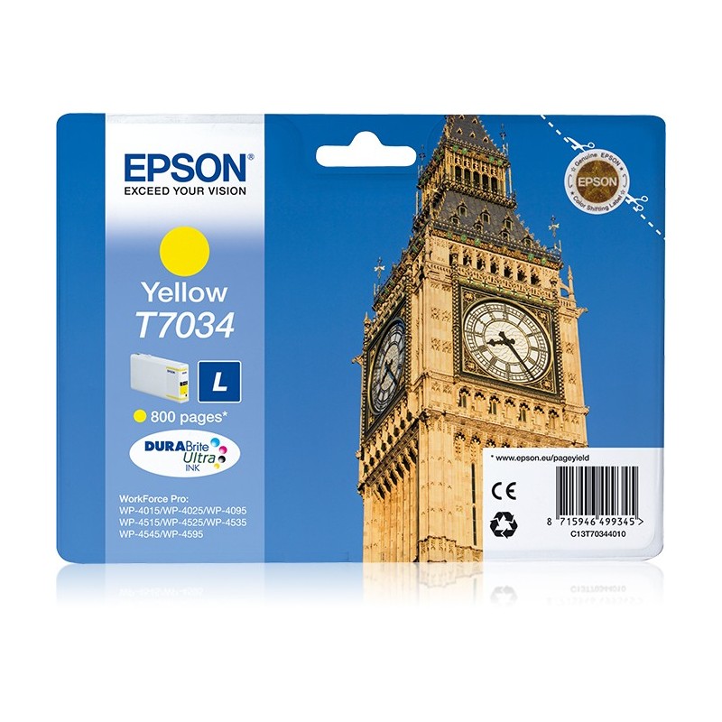 Epson Big Ben Cartucho T70344010 amarillo L