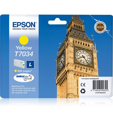 Epson Big Ben Cartucho T70344010 amarillo L