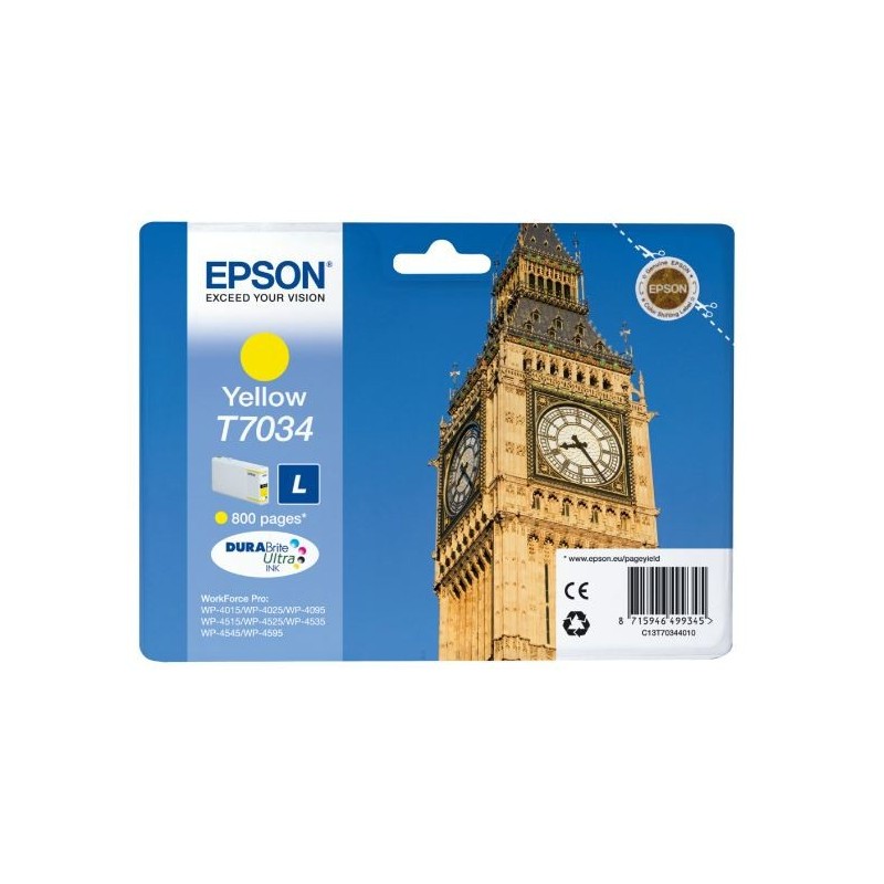 Epson Big Ben Cartucho T70344010 amarillo L