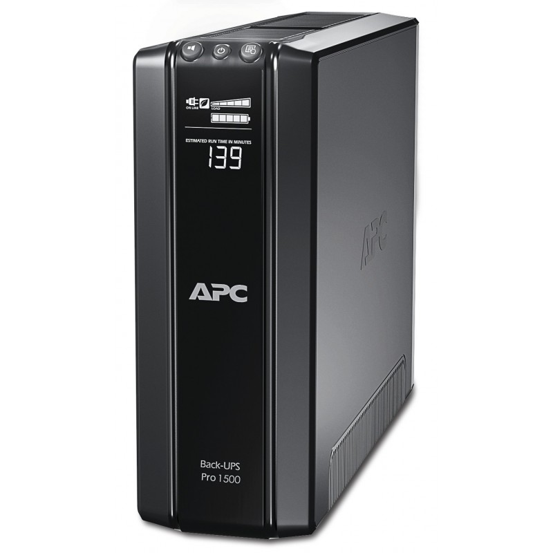 APC Back-UPS Pro Unterbrechungsfreie Stromversorgung (USV) Line-Interaktiv 1,5 kVA 865 W 10 AC-Ausgänge