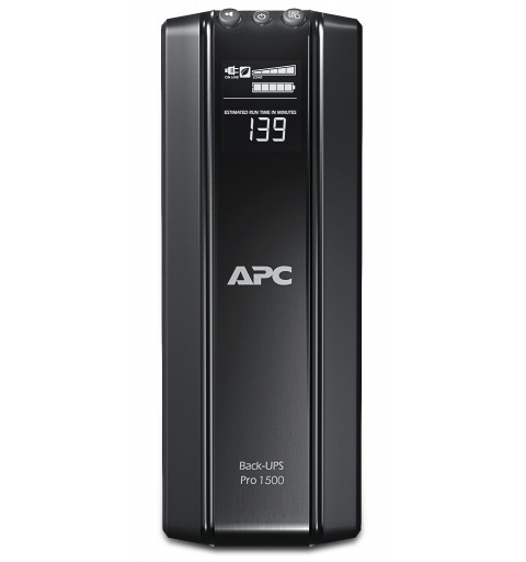 APC Back-UPS Pro alimentation d'énergie non interruptible Interactivité de ligne 1,5 kVA 865 W 10 sortie(s) CA