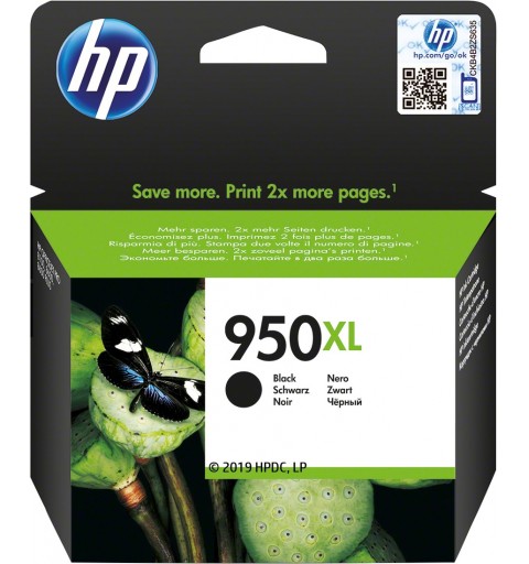 HP 950XL cartouche d'encre noir grande capacité authentique