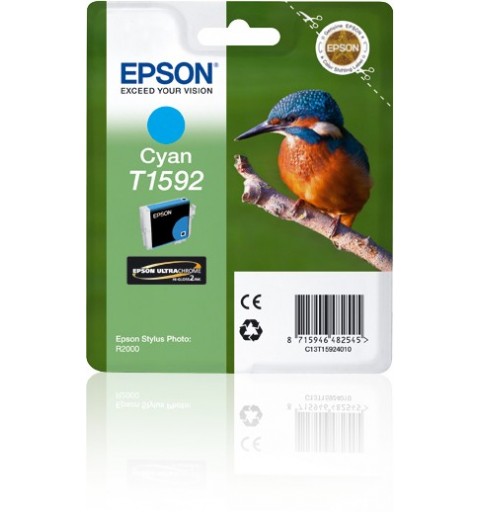 Epson Cartouche "Martin-pêcheur" - Encre UltraChrome Hi-Gloss2 Cyan