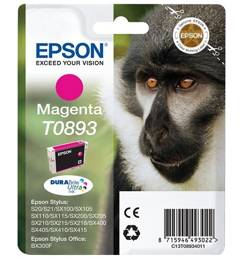 Epson Monkey Cartucho T0893 magenta