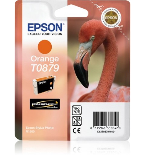 Epson Flamingo Singlepack Orange T0879 Ultra Gloss High-Gloss 2