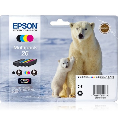 Epson Polar bear Multipack 26 (4 colori NCMG)