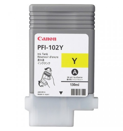 Canon PFI-102Y cartuccia d'inchiostro Originale Giallo