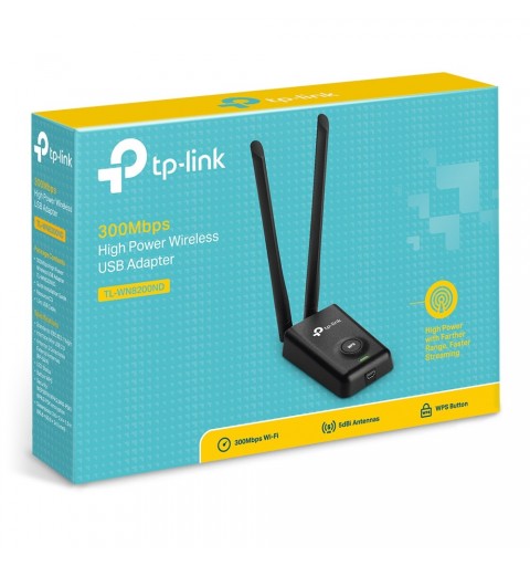 TP-Link TL-WN8200ND adaptador y tarjeta de red WLAN 300 Mbit s