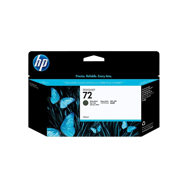 HP 72 cartouche d'encre DesignJet noir mat, 130 ml