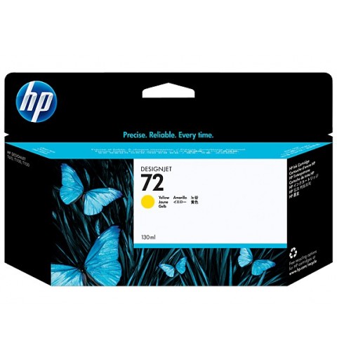 HP 72 cartouche d'encre DesignJet jaune, 130 ml