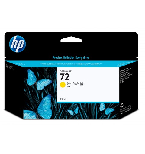 HP 72 cartouche d'encre DesignJet jaune, 130 ml