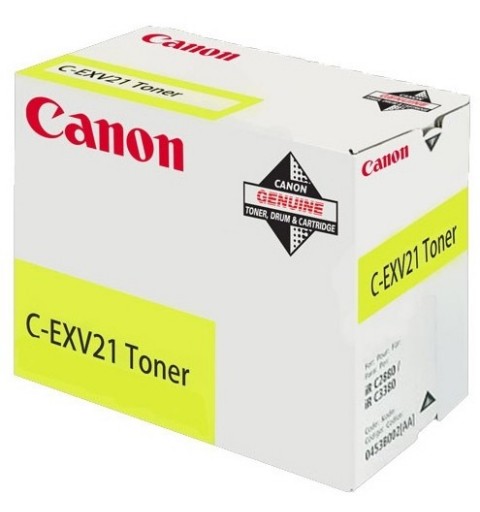 Canon C-EXV21 Cartouche de toner 1 pièce(s) Original Jaune